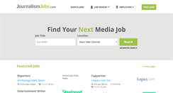 Desktop Screenshot of journalismjobs.com